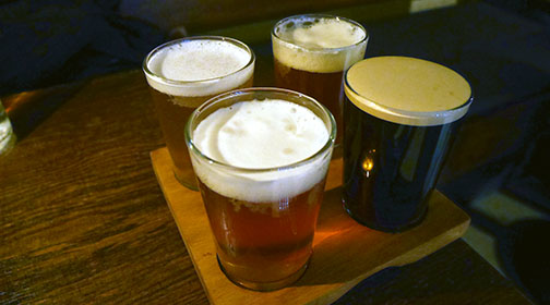 Elbow Lane beer sampler