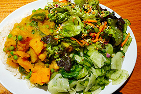 Salad offerings at Cornucopia