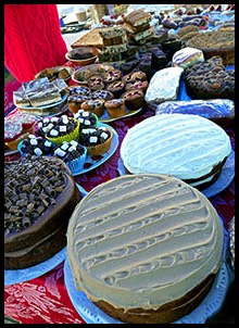 Desserts at Midleton farmers