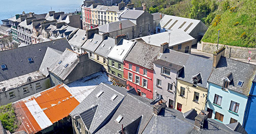 Overlooking the town of Cobh