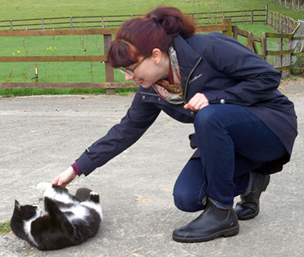 Petting Olly