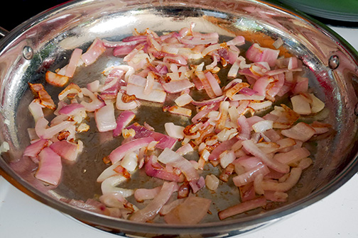 Sauteed onions